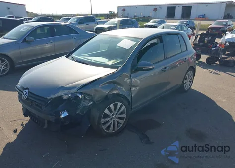 2012 Volkswagen Golf Tdi 4-Door из США, поврежденный, VIN WVWDM7AJ5CW288251